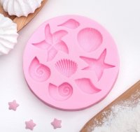 Силиконовый молд Морские звезды